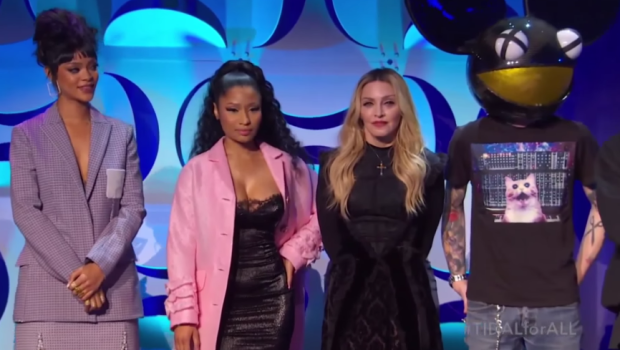 Screenshot Tidal Press Conference